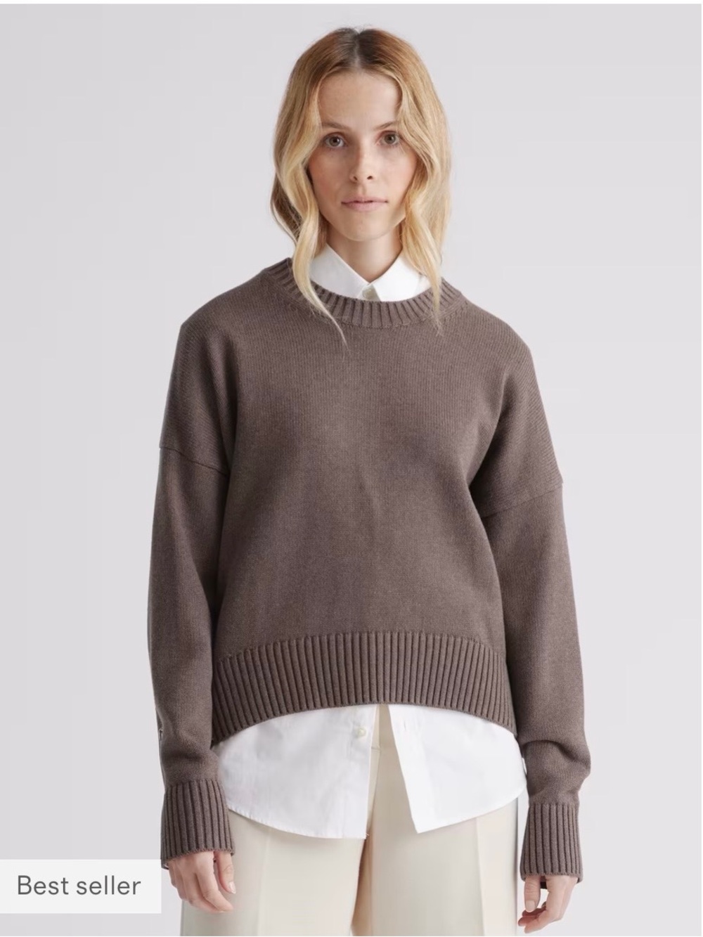 Quince Boyfriend Sweater